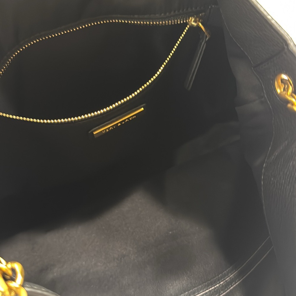 Tory Burch Black Chelsea Chain Hobo - Picture 14 of 17